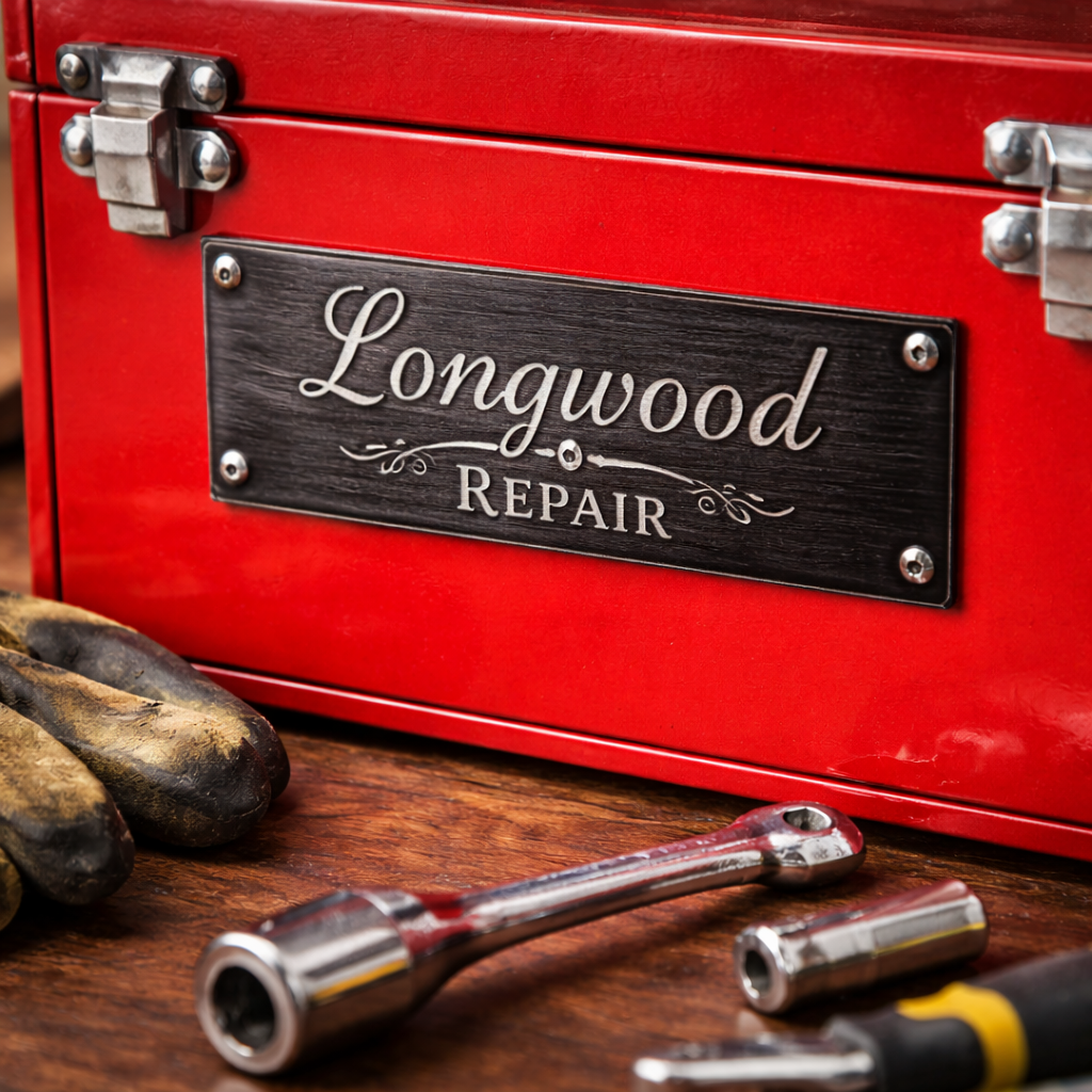Engraved Tool Box Plate