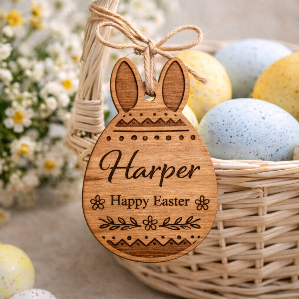 Custom Easter Basket Tag