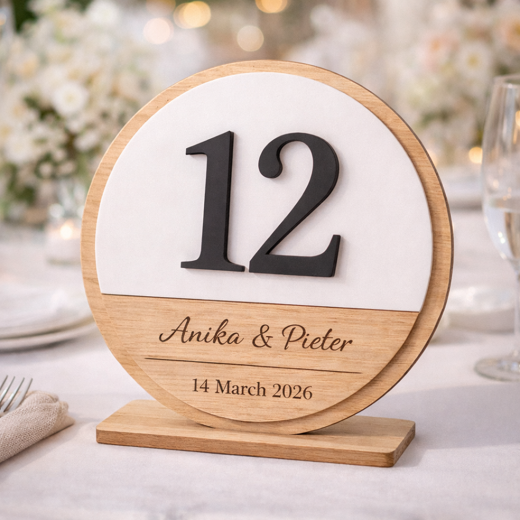 Wedding Table Numbers