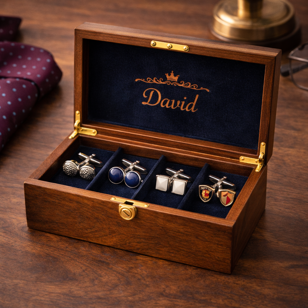 Custom Cufflink Box