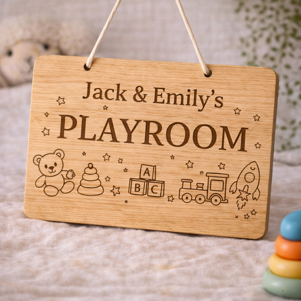 Personalised Playroom Sign