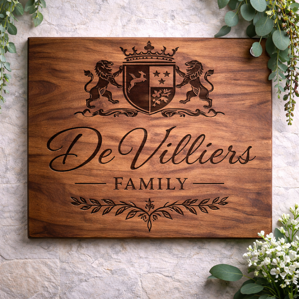 Custom Family Name Sign