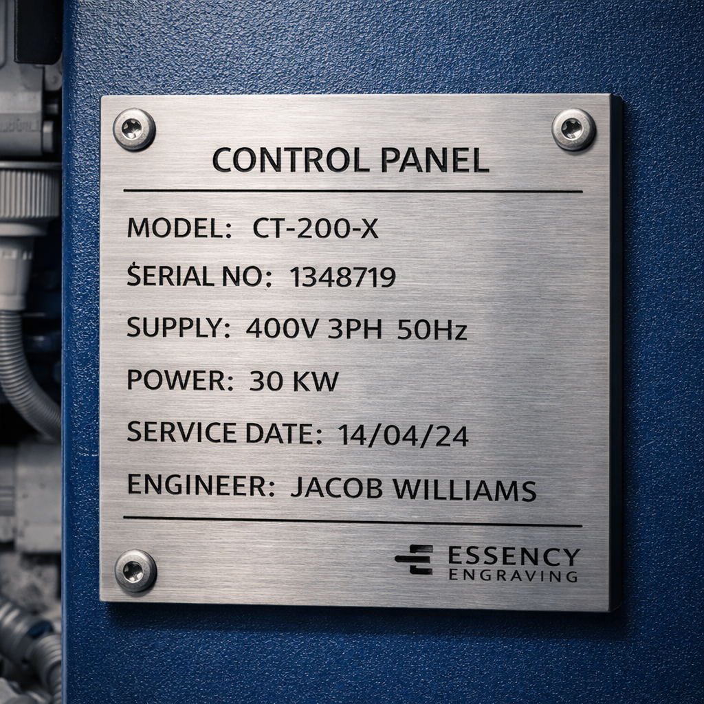 Equipment Identification Plates
