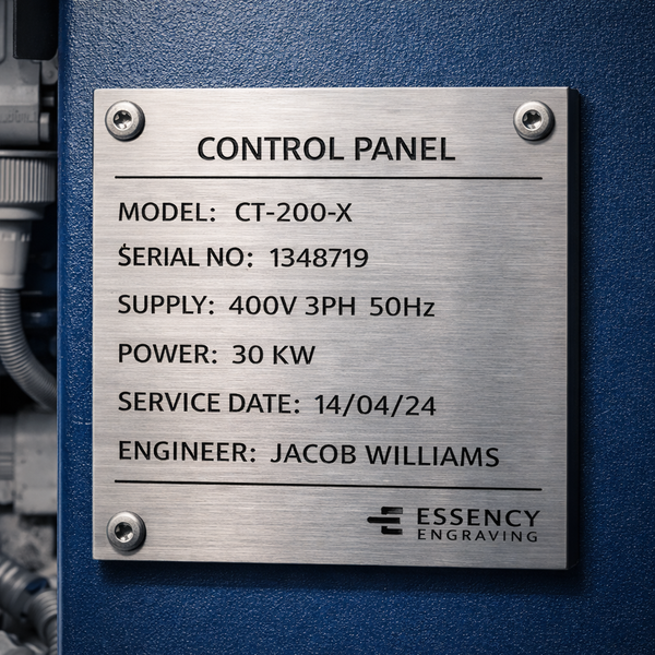 Equipment Identification Plates
