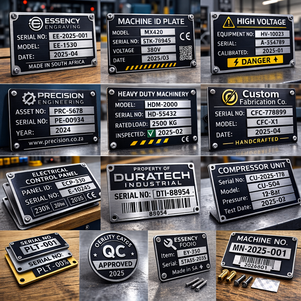 Laser Engraved Serial Plates