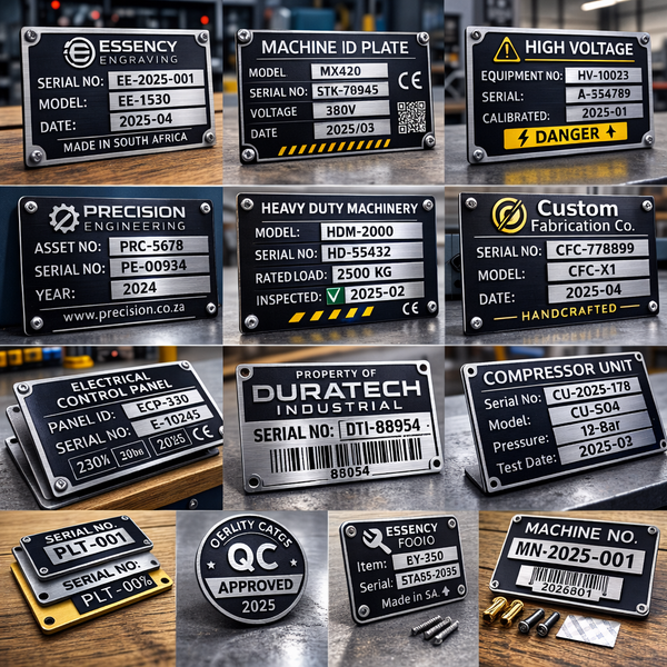 Laser Engraved Serial Plates