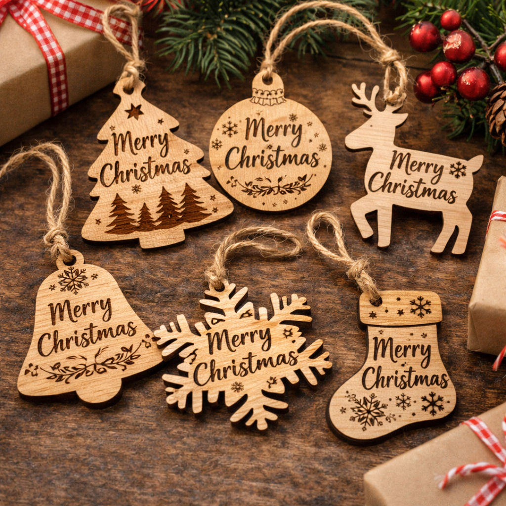 Wooden Christmas Ornaments