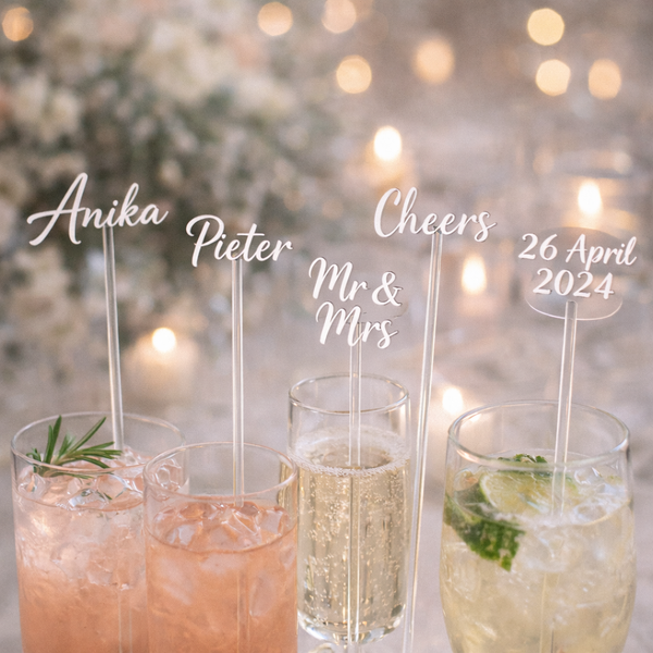 Wedding Drink Stirrer Set