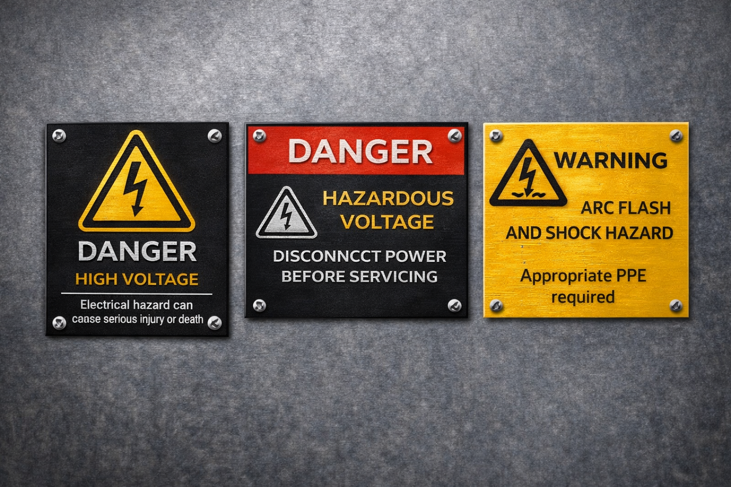 Electrical Safety Plates