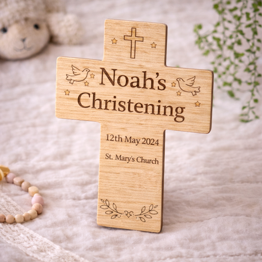 Custom Christening Plaque