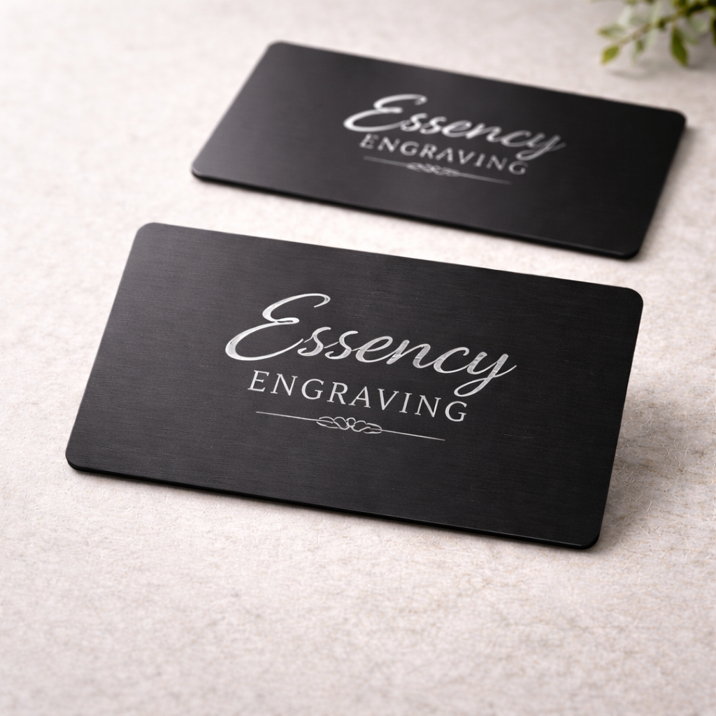 Premium Black Metal Business Card