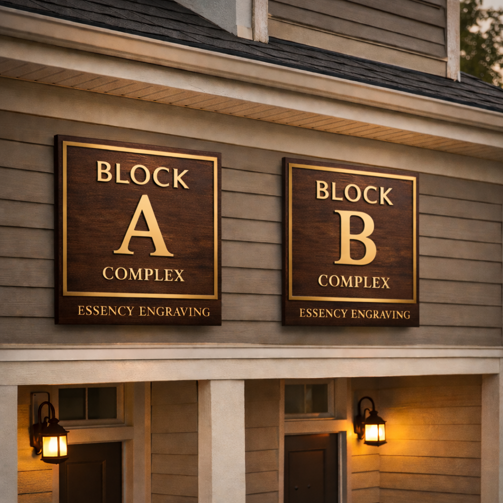 Complex Block Number Signs