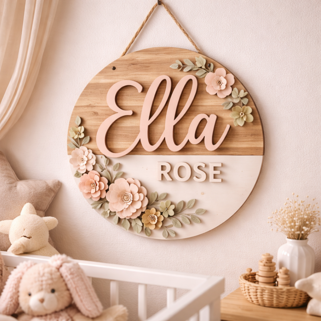 Nursery Name Sign