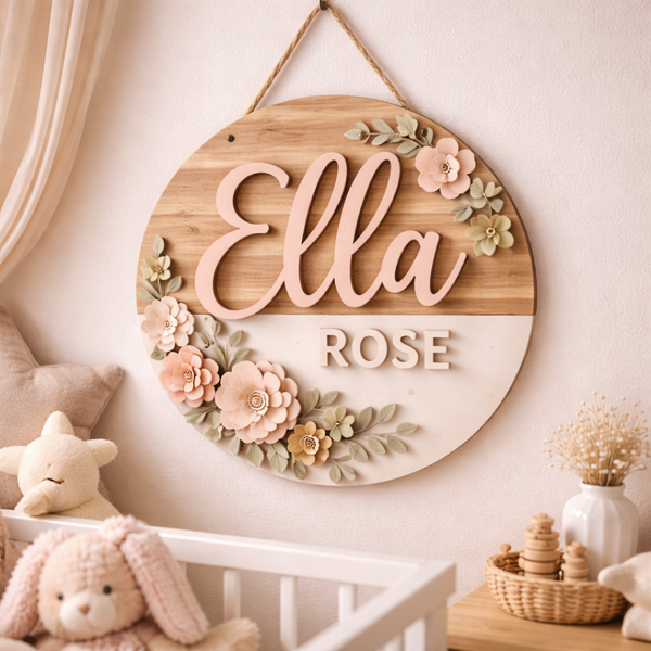 Nursery Name Sign