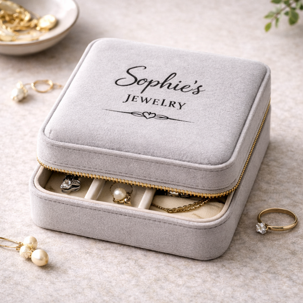 Personalised Travel Jewellery Case