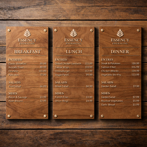 Restaurant Menu Boards