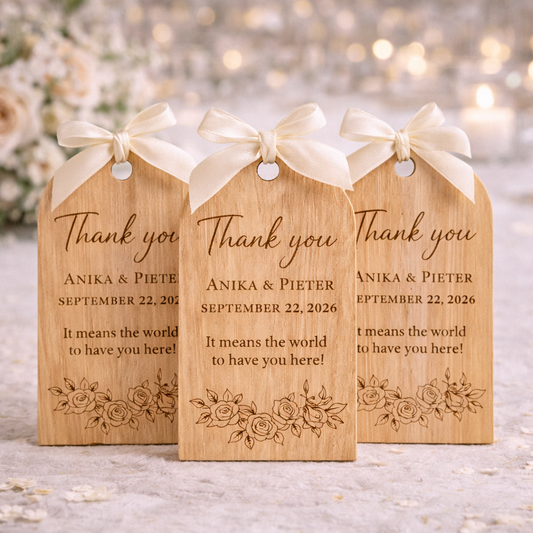 Personalised Thank You Tags