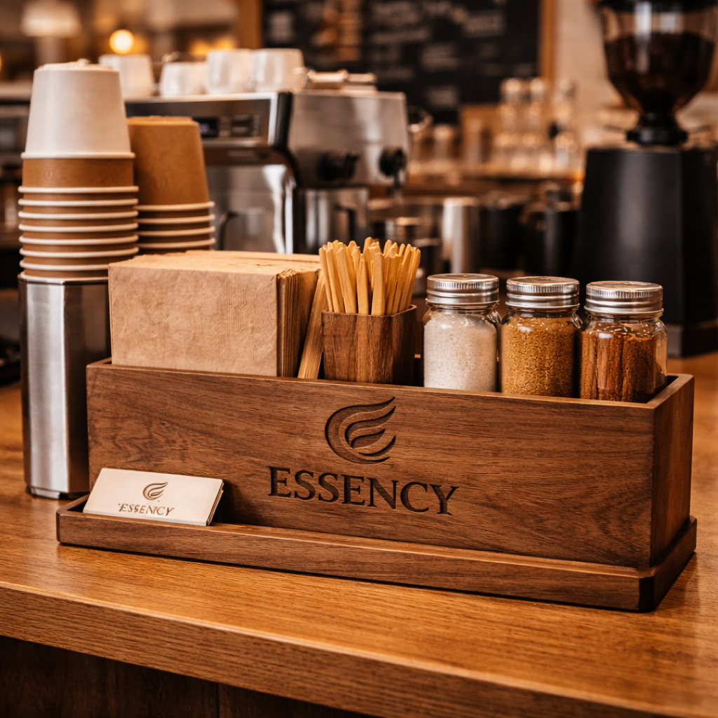 Coffee Shop Counter Branding