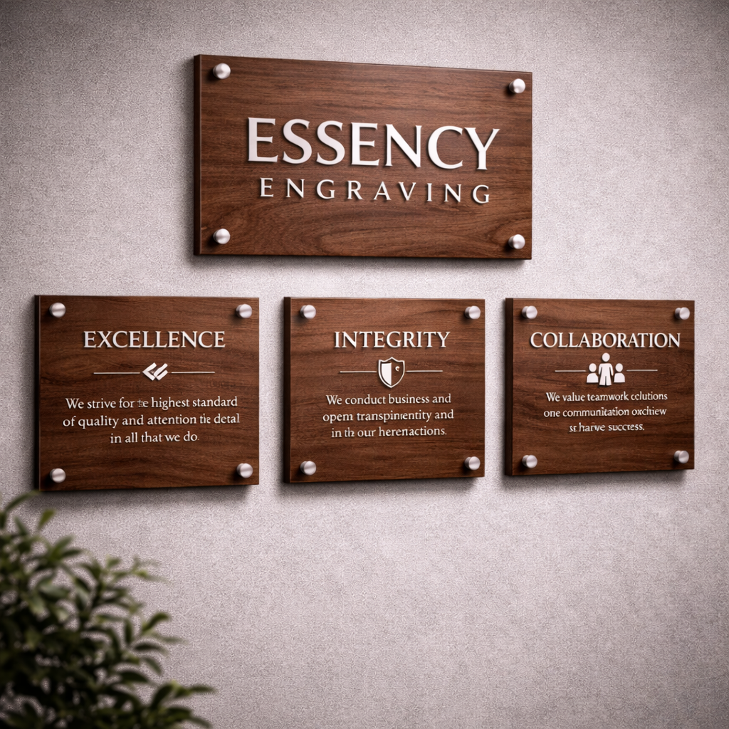 Corporate Values Wall Installations