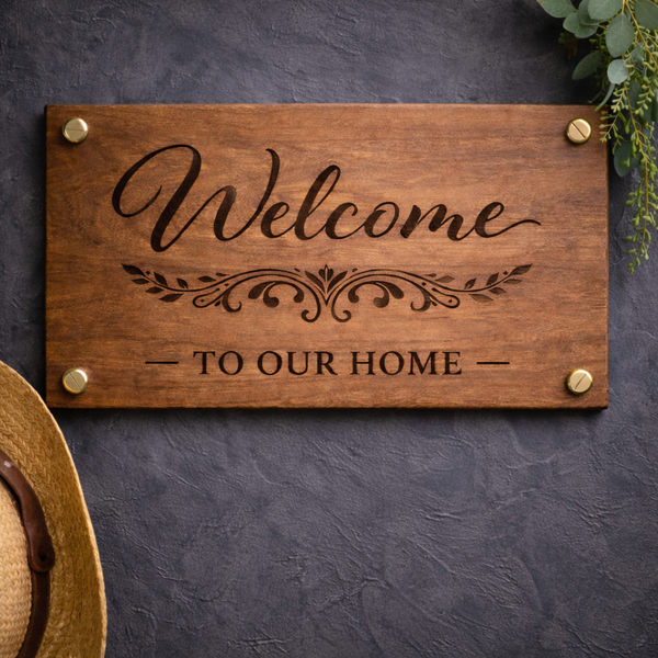 Engraved Entryway Sign