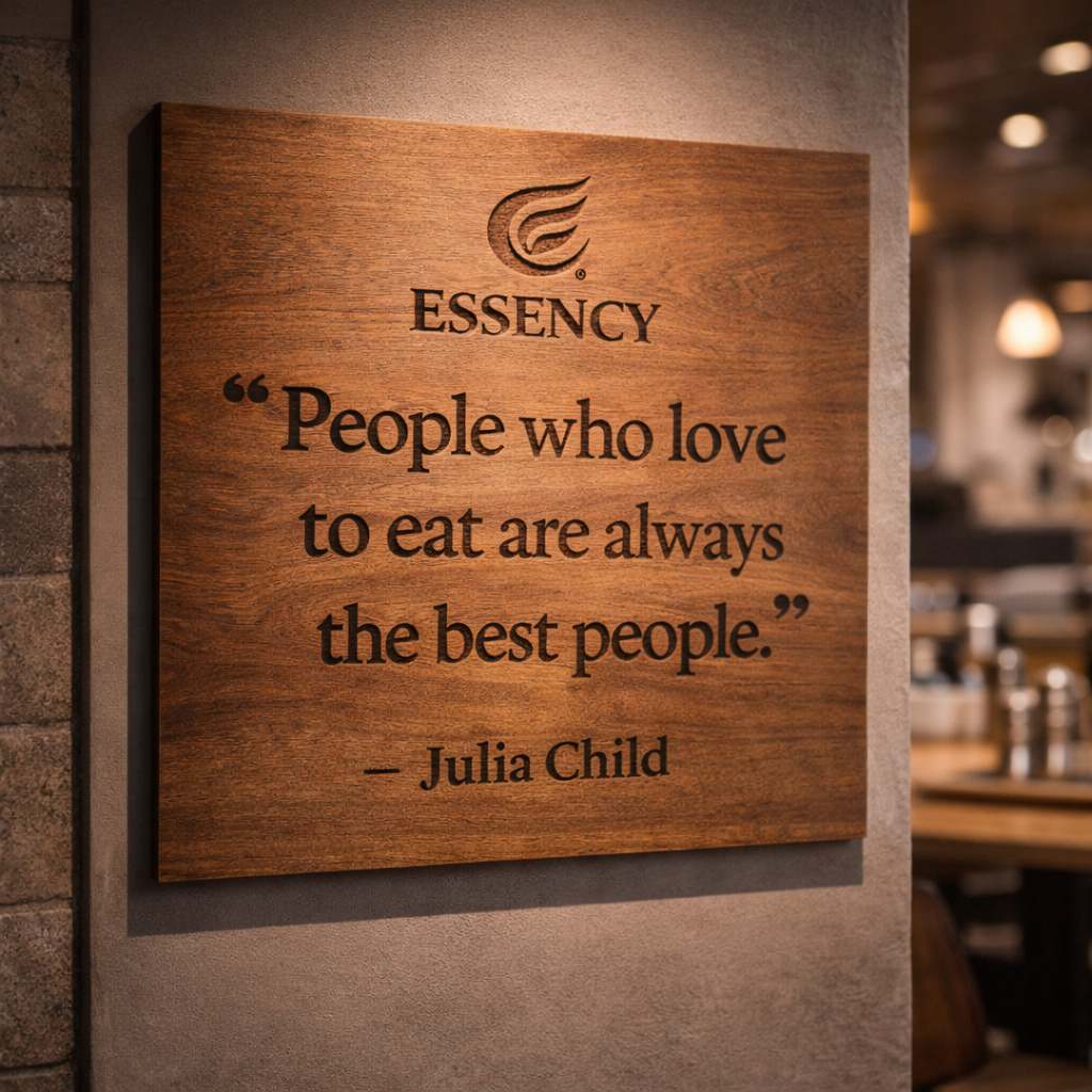 Restaurant Wall Quote Panels