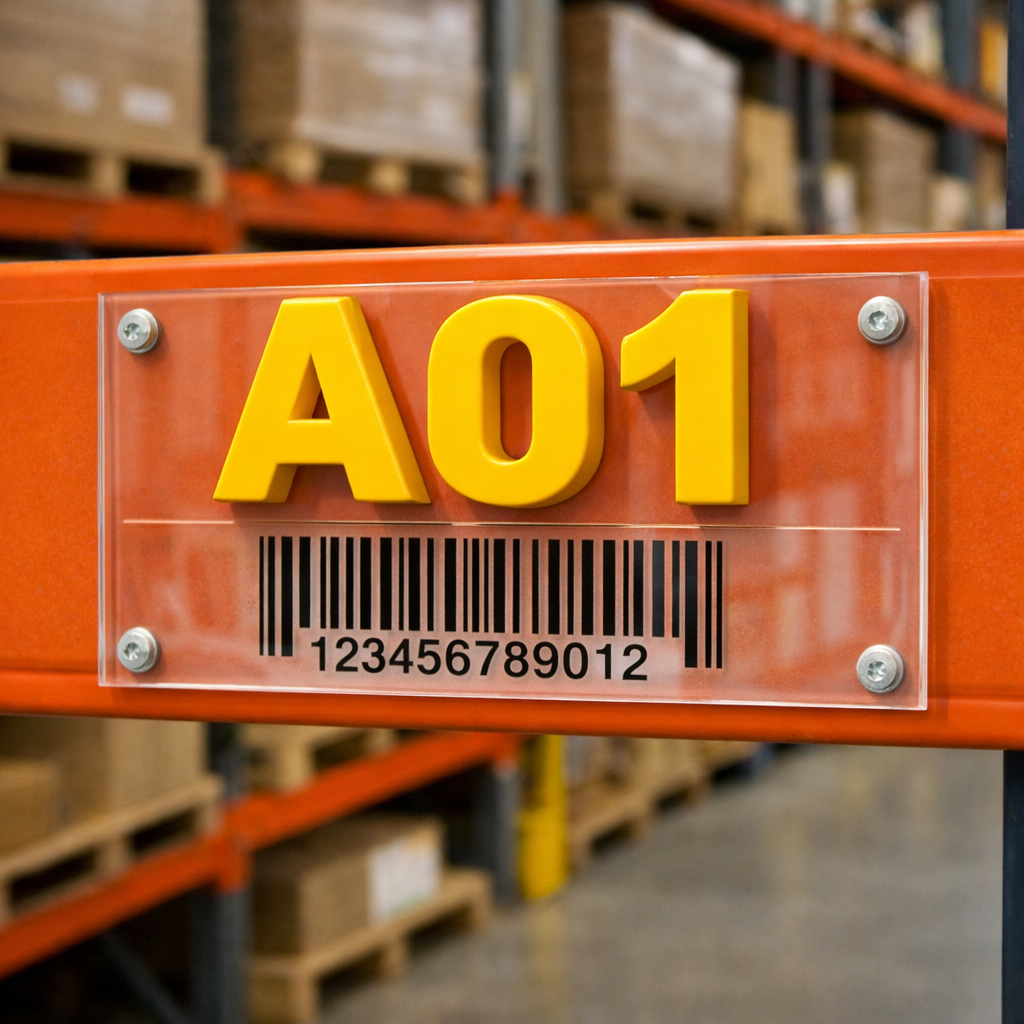 Warehouse Rack Labels