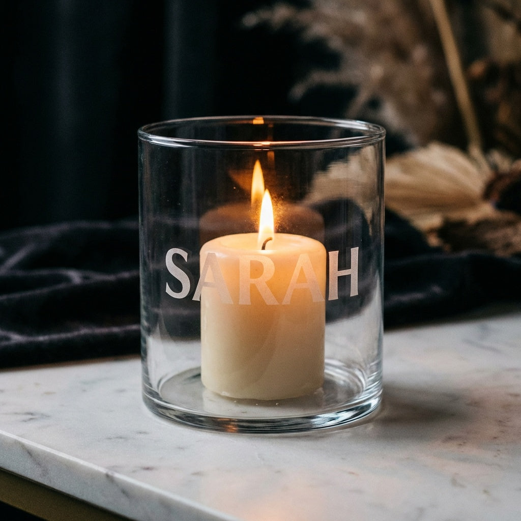 Personalised Candle Holder