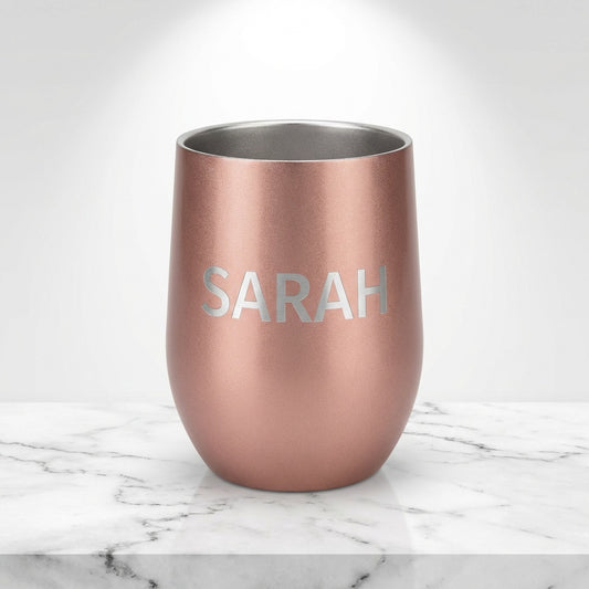 Personalised Tumbler - Rose Gold