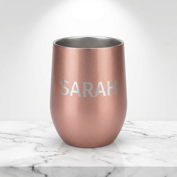 Personalised Tumbler - Rose Gold