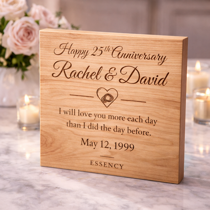 Anniversary Keepsake Plaque