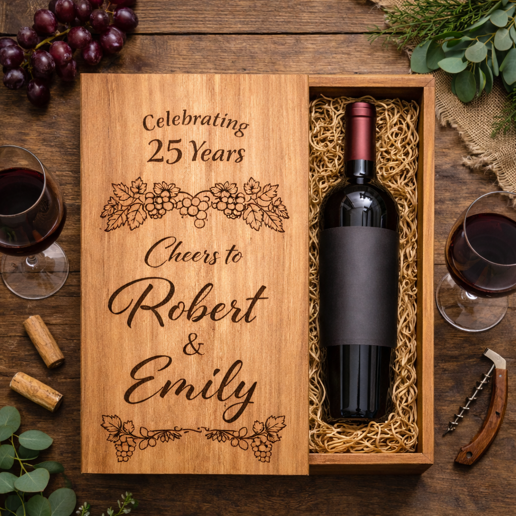 Personalised Wine Box