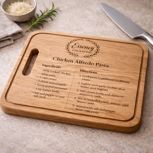 Engraved Wooden Chopping Board