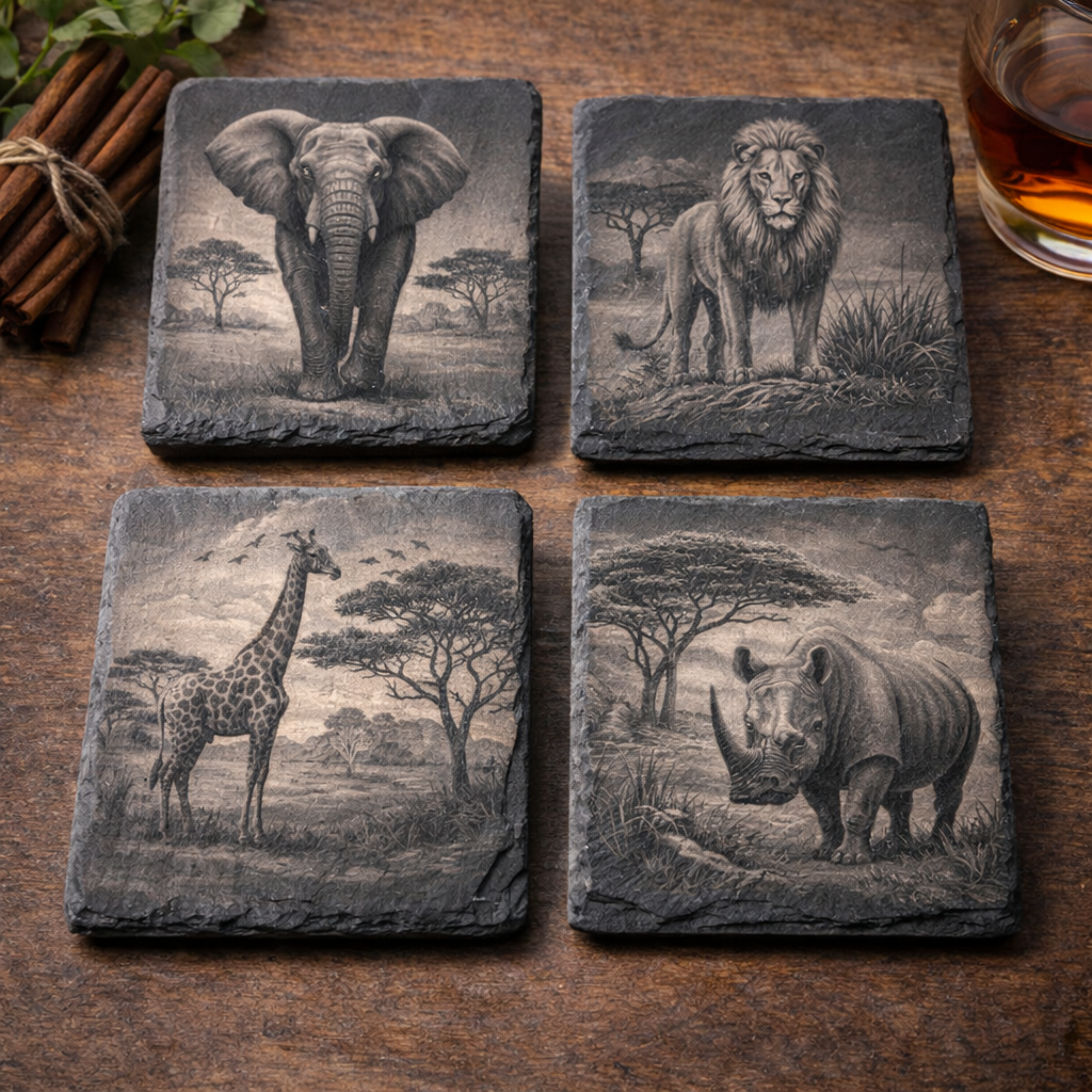 Slate Coaster Set of 4