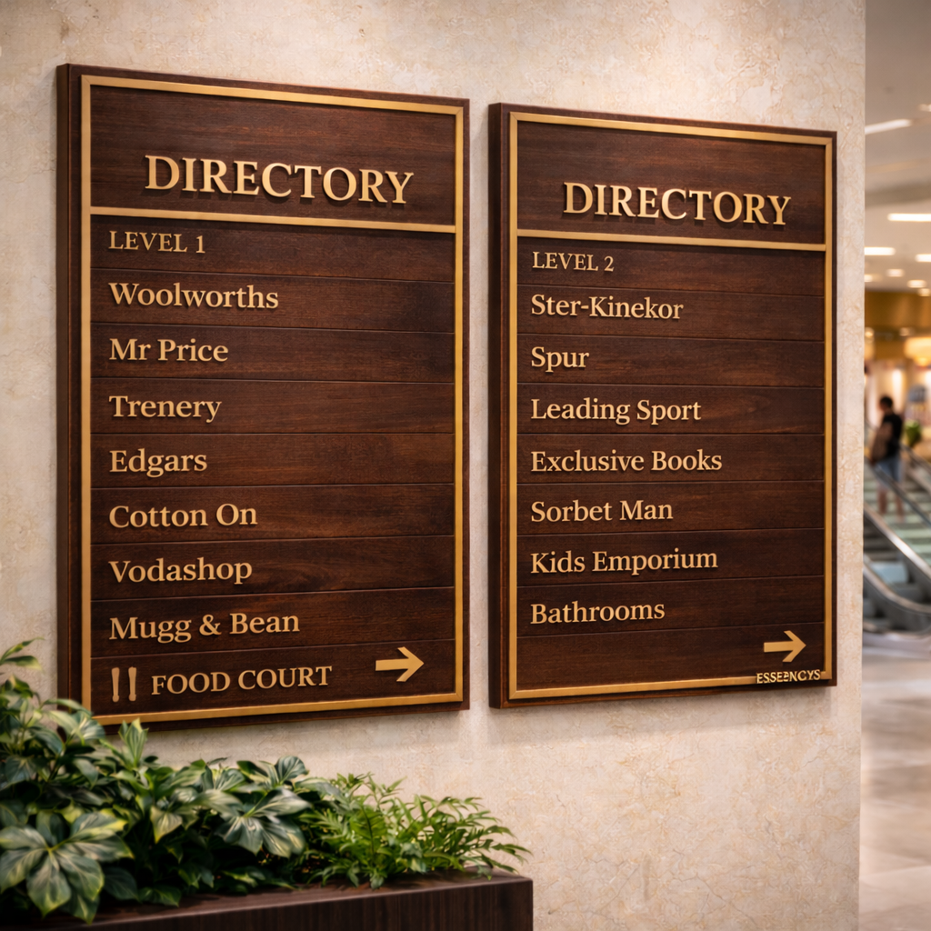 Shopping Centre Directory Boards