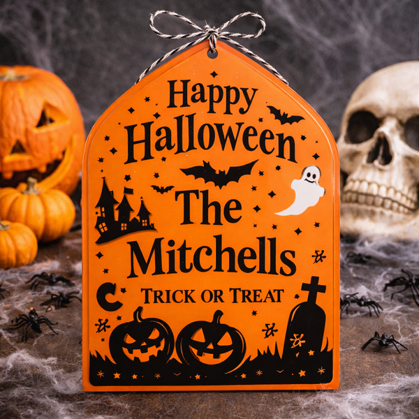 Personalised Halloween Sign