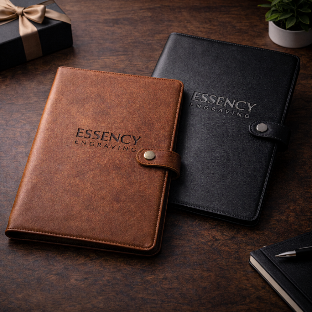 Engraved Leather Portfolios