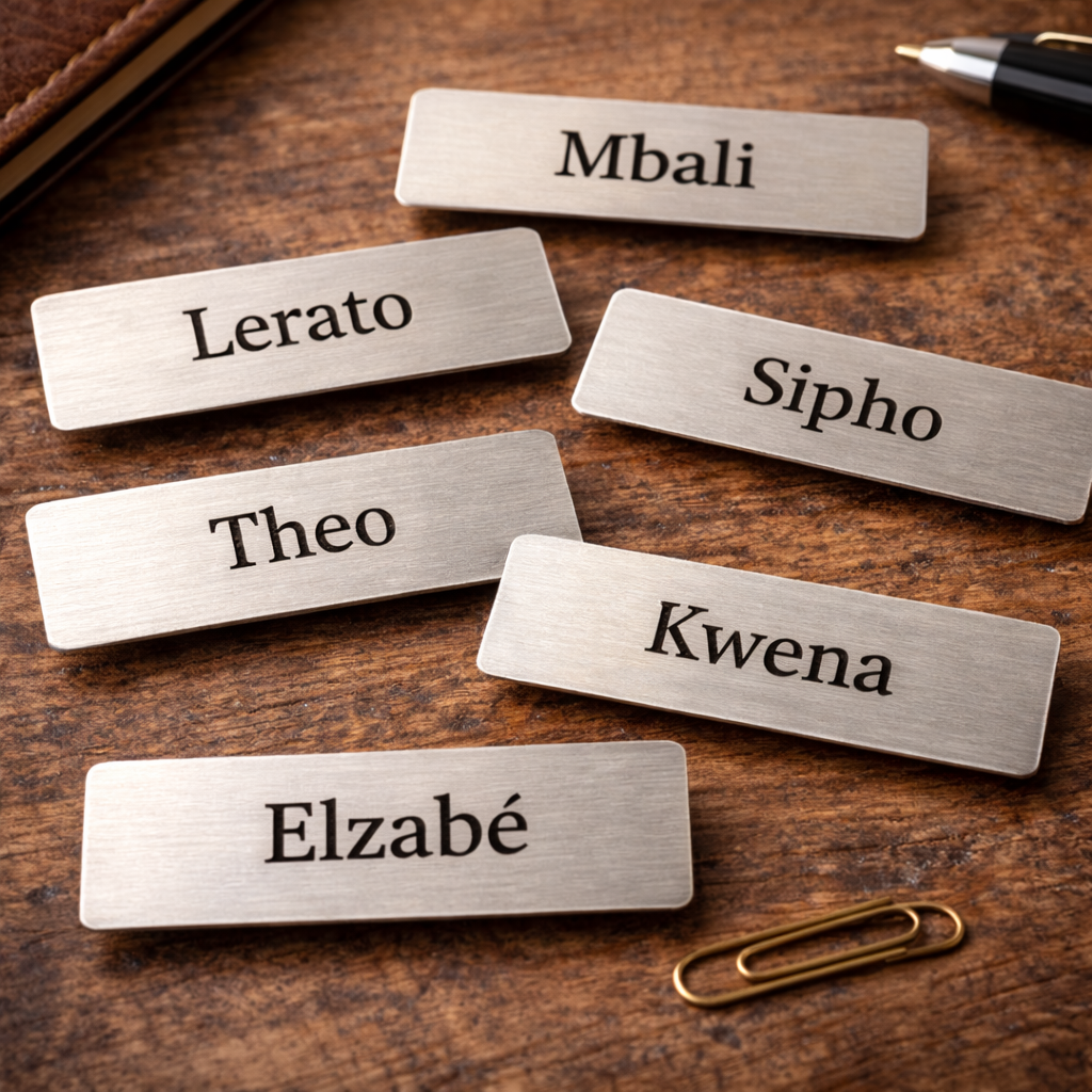 Custom Metal Name Badges