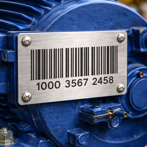 Engraved Barcode Plates