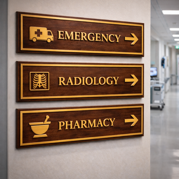 Hospital Wayfinding Signs